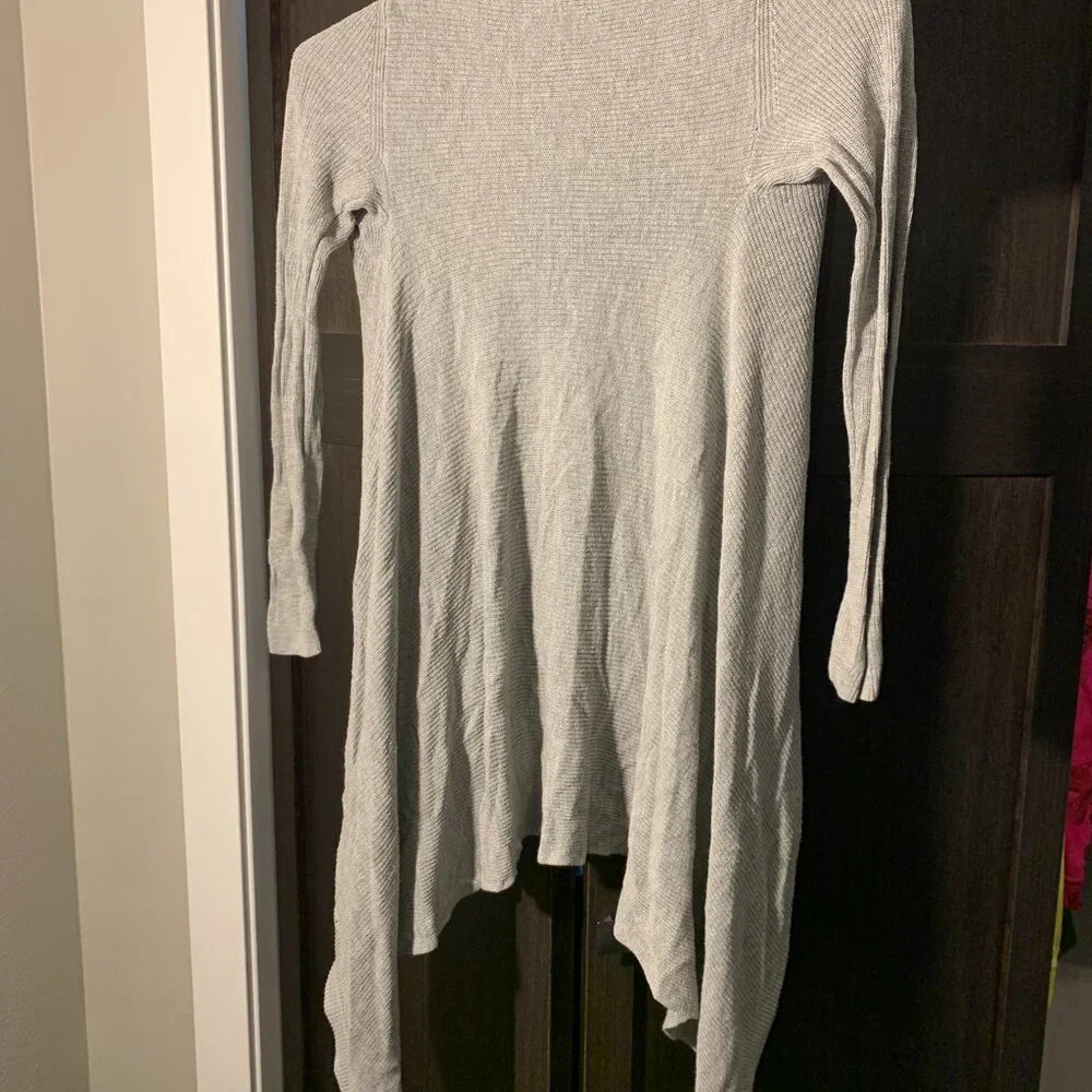 The Limited gray shawl/cardigan wrap sweater - Picture 7 of 7